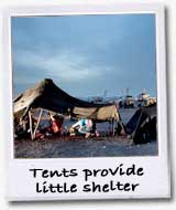 Marathon tents
