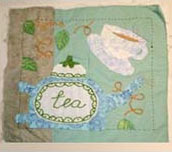 tea quilt square