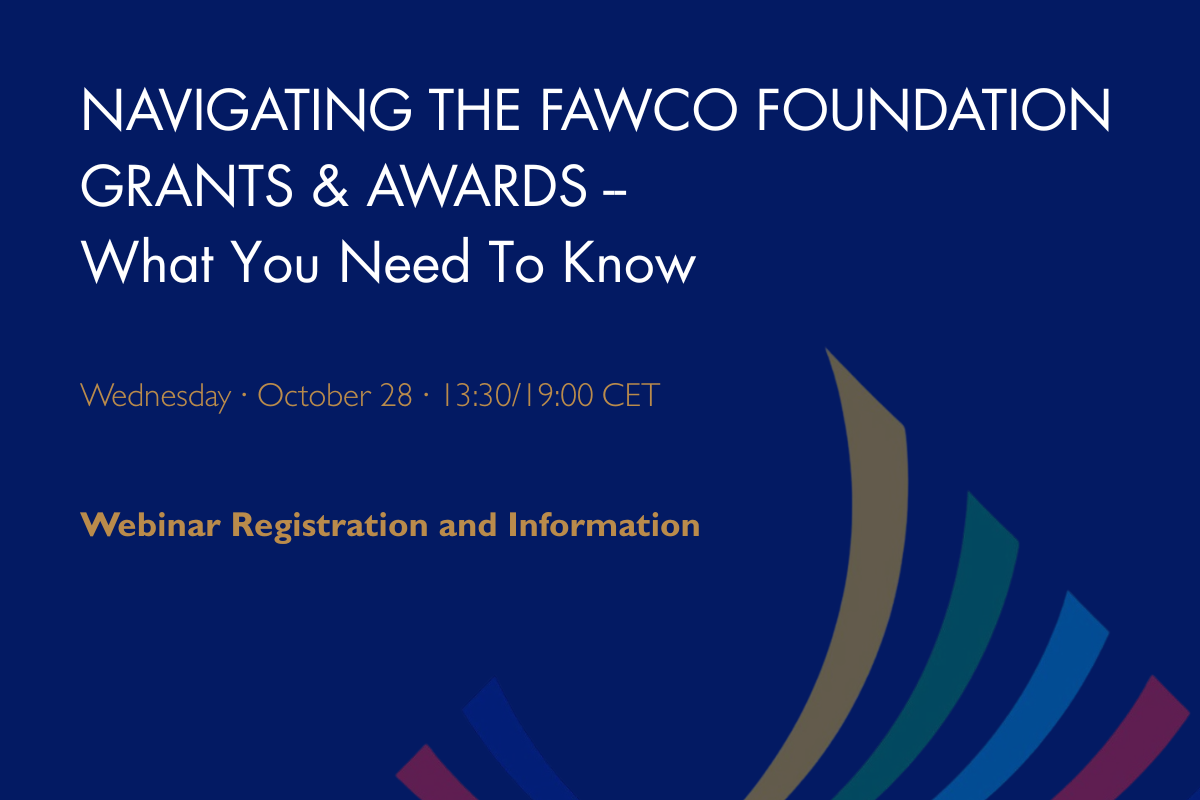 Navigating FAWCO Foundation Awards -- What You Need to Know: Webinar Registration & Information
